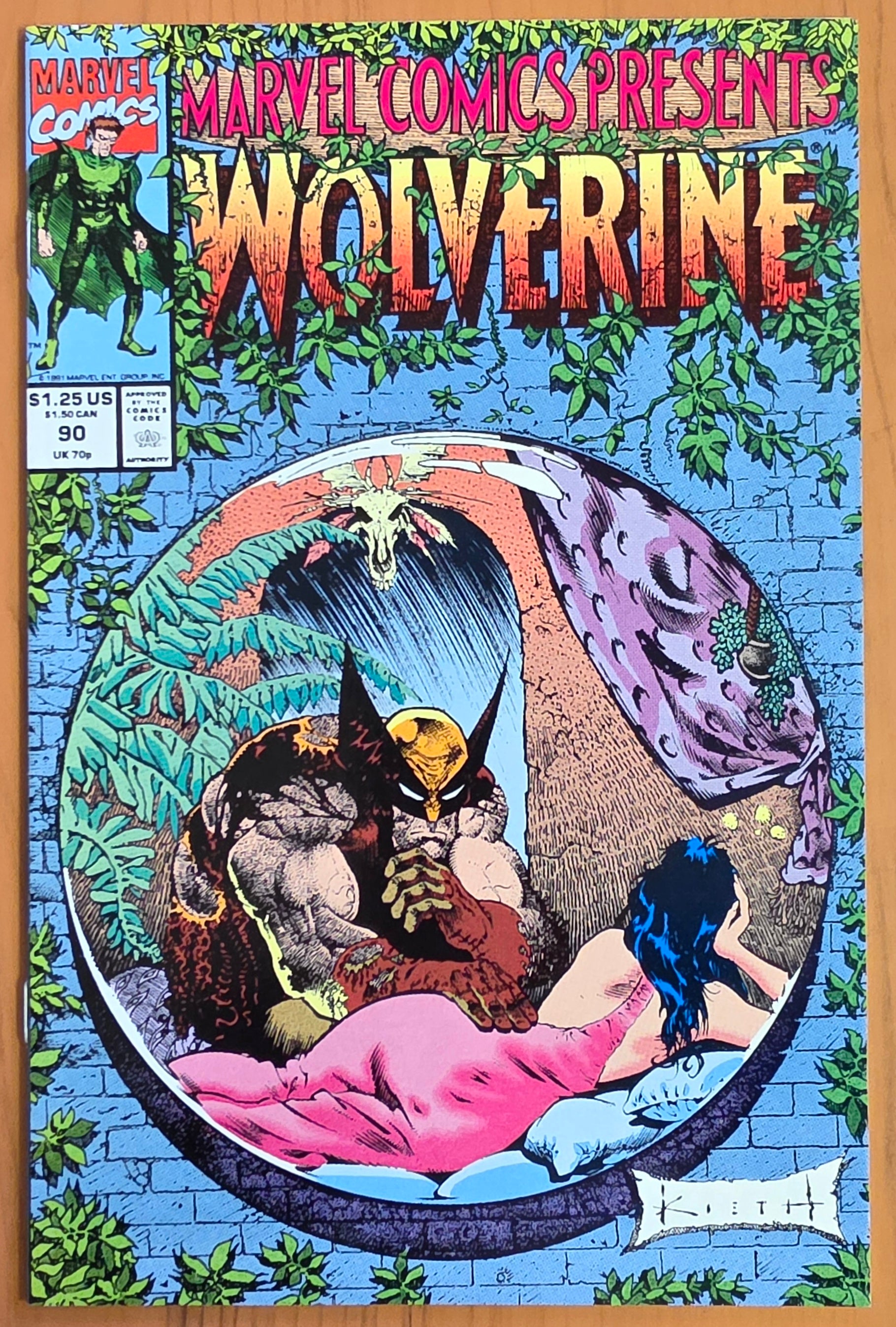 MARVEL COMICS PRESENTS #90 1991 SAM KIETH [J04] Marvel Comics Presents MARVEL COMICS