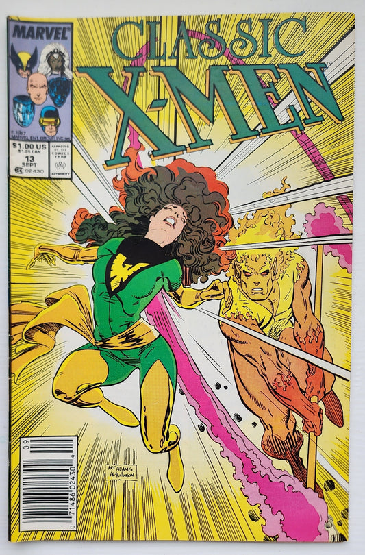 CLASSIC X-MEN #13 NEWSSTAND 1987 Classic X-Men MARVEL COMICS