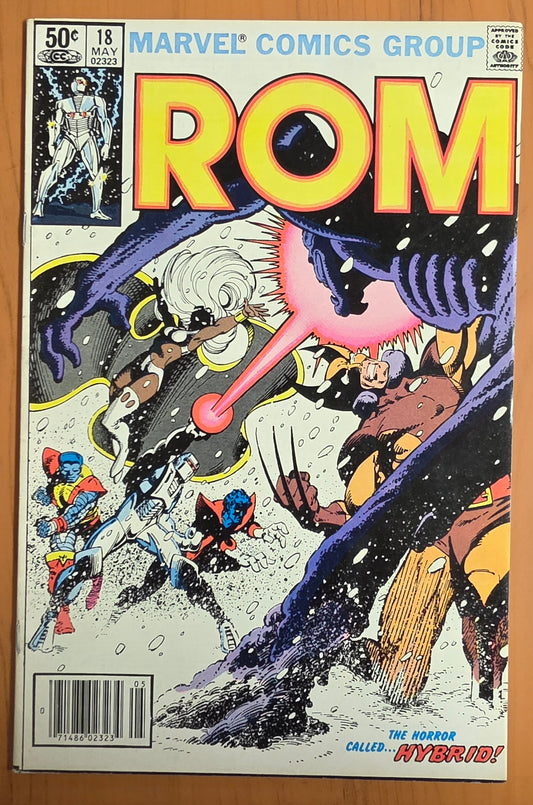 ROM #18 1980 NEWSSTAND [J02] ROM MARVEL COMICS