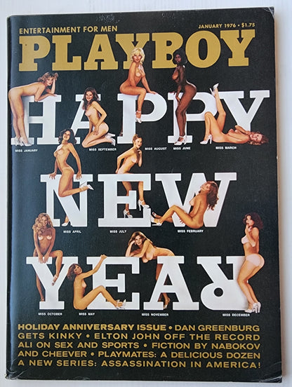 PLAYBOY MAGAZINE JANUARY 1976 Playboy PLAYBOY