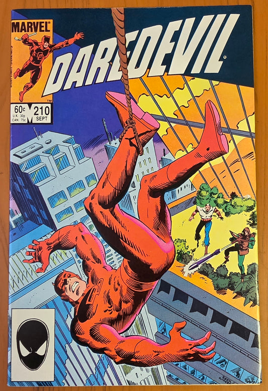 DAREDEVIL #210 1984 Daredevil MARVEL COMICS