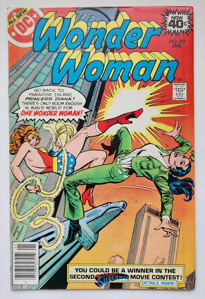WONDER WOMAN #251 1978 NEWSSTAND Wonder Woman DC Comics