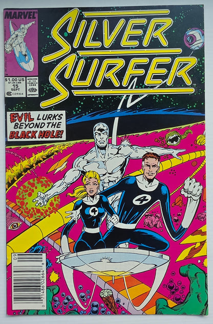 SILVER SURFER #15 1988 NEWSSTAND Silver Surfer MARVEL COMICS