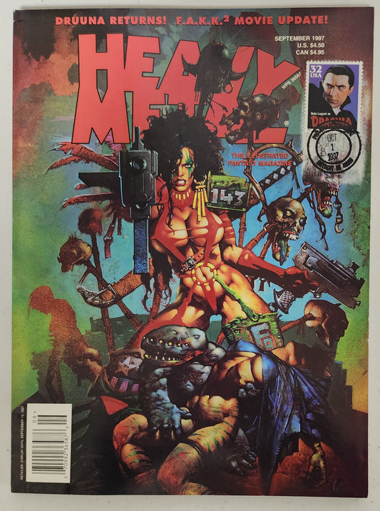 HEAVY METAL MAGAZINE SEPTEMBER 1997 HEAVY METAL MAGAZINE