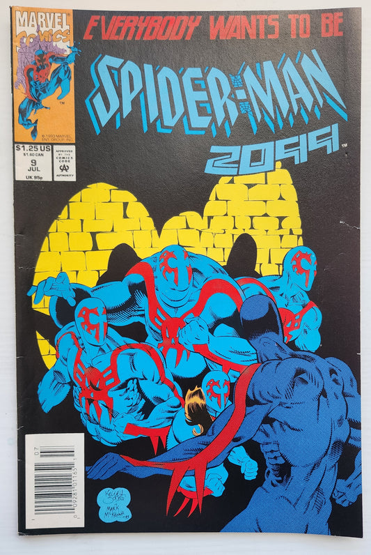 SPIDER-MAN 2099 #9 NEWSSTAND 1993 Spider-Man 2099 MARVEL COMICS