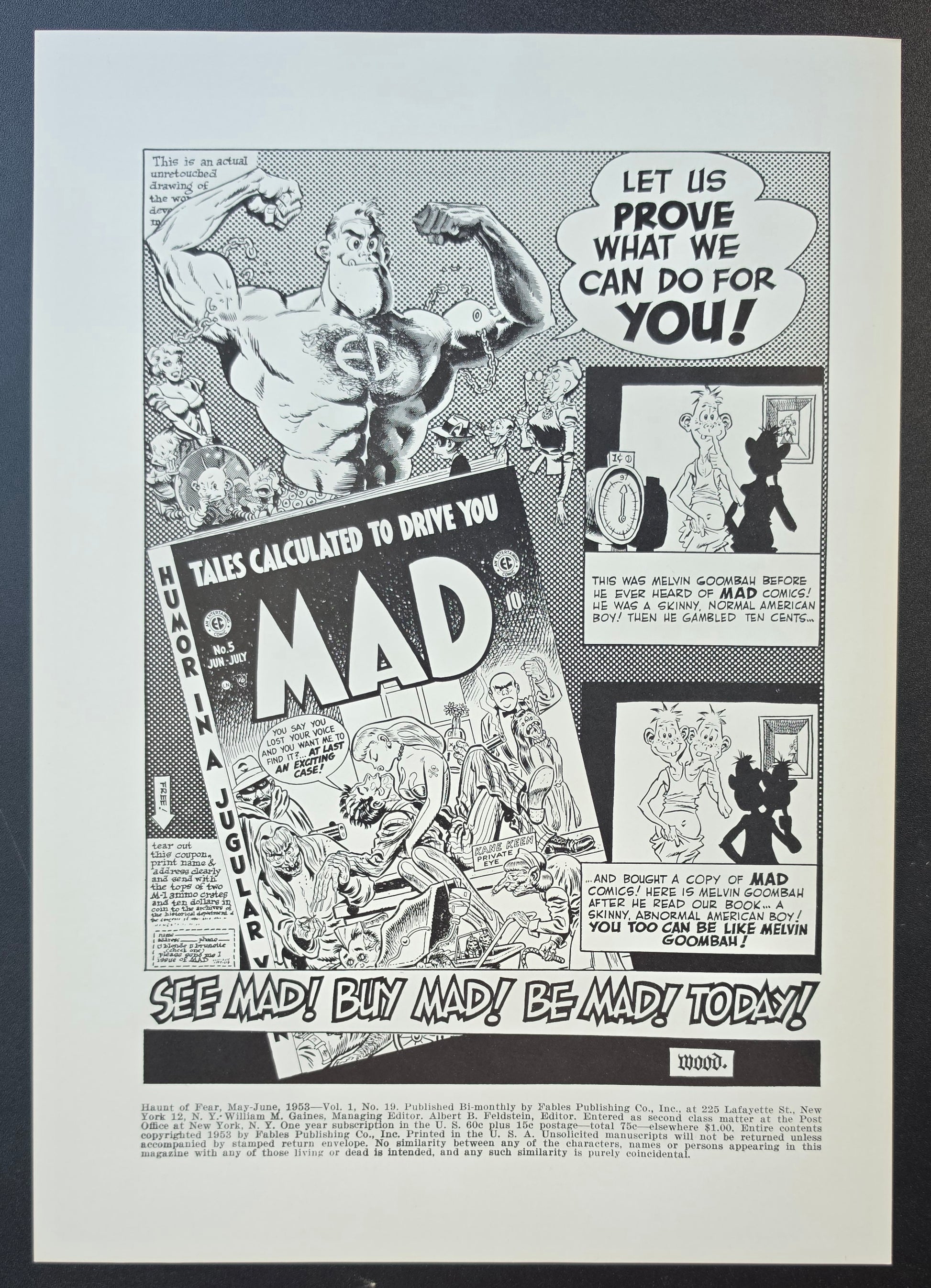 HAUNT OF FEAR #19 PRINT EC Comics EC Comics