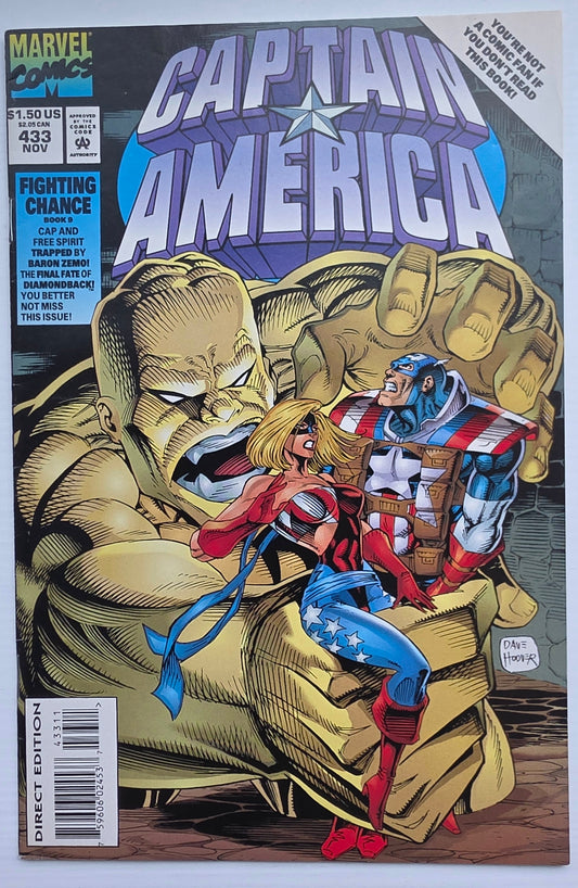 Captain America #433 1994 Captain America MARVEL COMICS