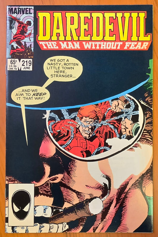 DAREDEVIL #219 1985 [J01] Daredevil MARVEL COMICS