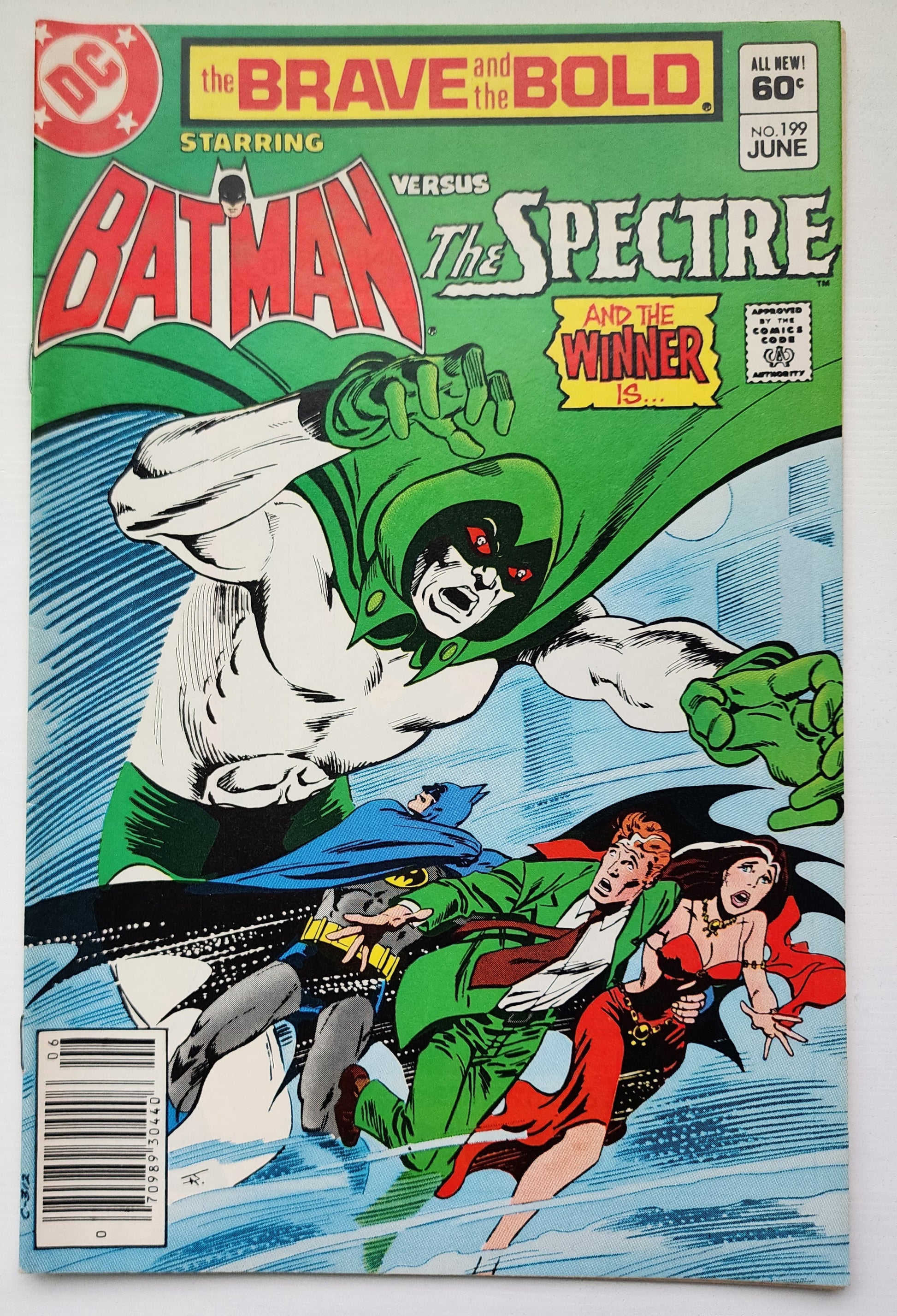 BRAVE AND BOLD #199 BATMAN SPECTRE NEWSSTAND 1983 Brave and the Bold DC Comics