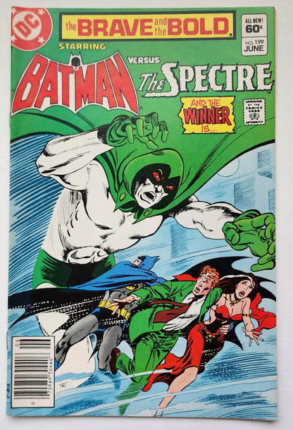 BRAVE AND BOLD #199 BATMAN SPECTRE NEWSSTAND 1983 Brave and the Bold DC Comics