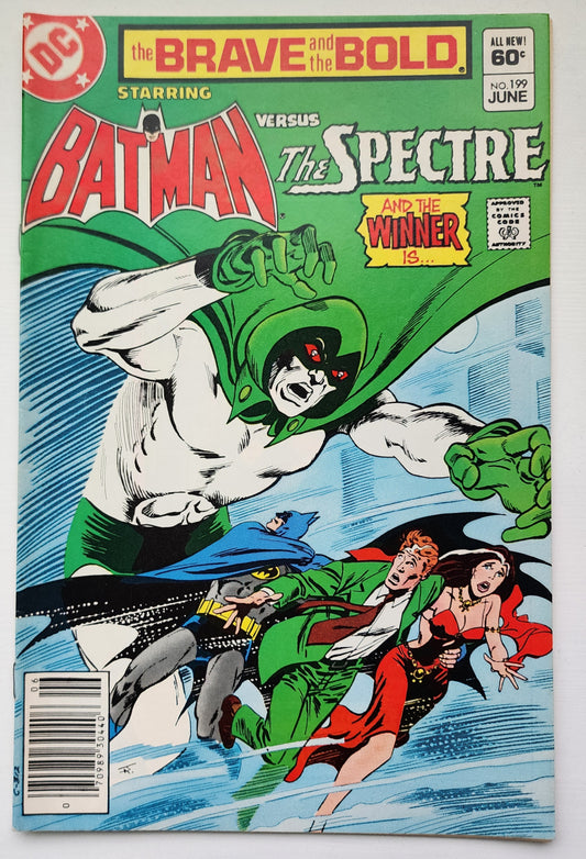 BRAVE AND BOLD #199 BATMAN SPECTRE NEWSSTAND 1983 Brave and the Bold DC Comics