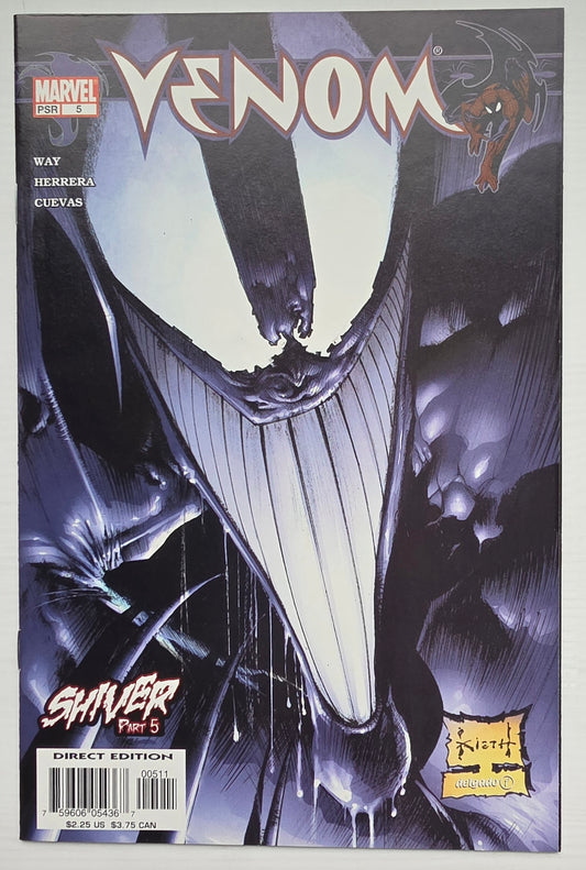 VENOM #5 KIETH COVER 2003 Venom MARVEL COMICS