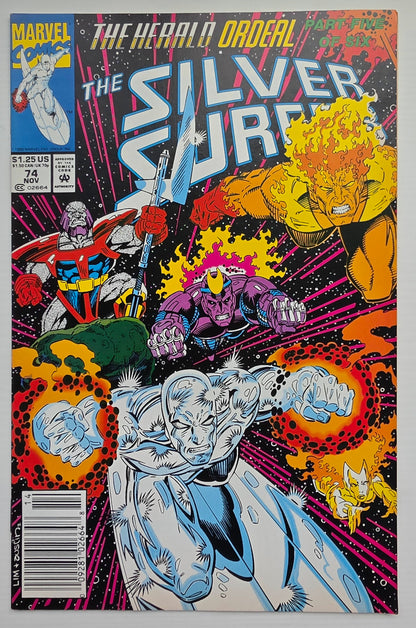 SILVER SURFER #74 1992 NEWSSTAND Silver Surfer MARVEL COMICS