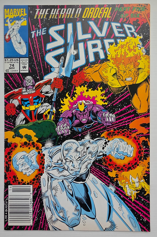 SILVER SURFER #74 1992 NEWSSTAND Silver Surfer MARVEL COMICS