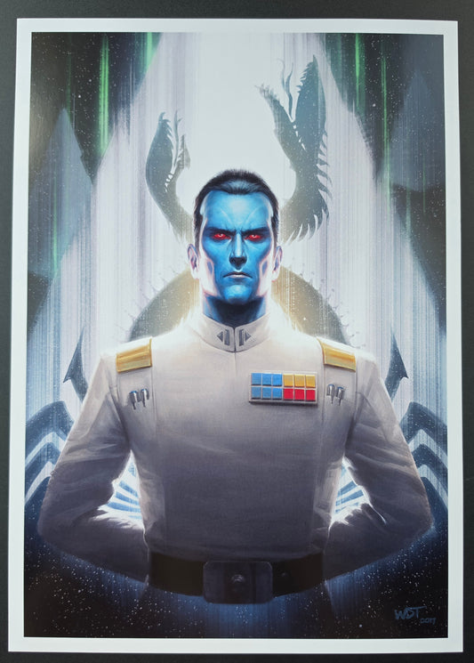 STAR WARS THRAWN PRINT DARREN TAN Star Wars MARVEL COMICS