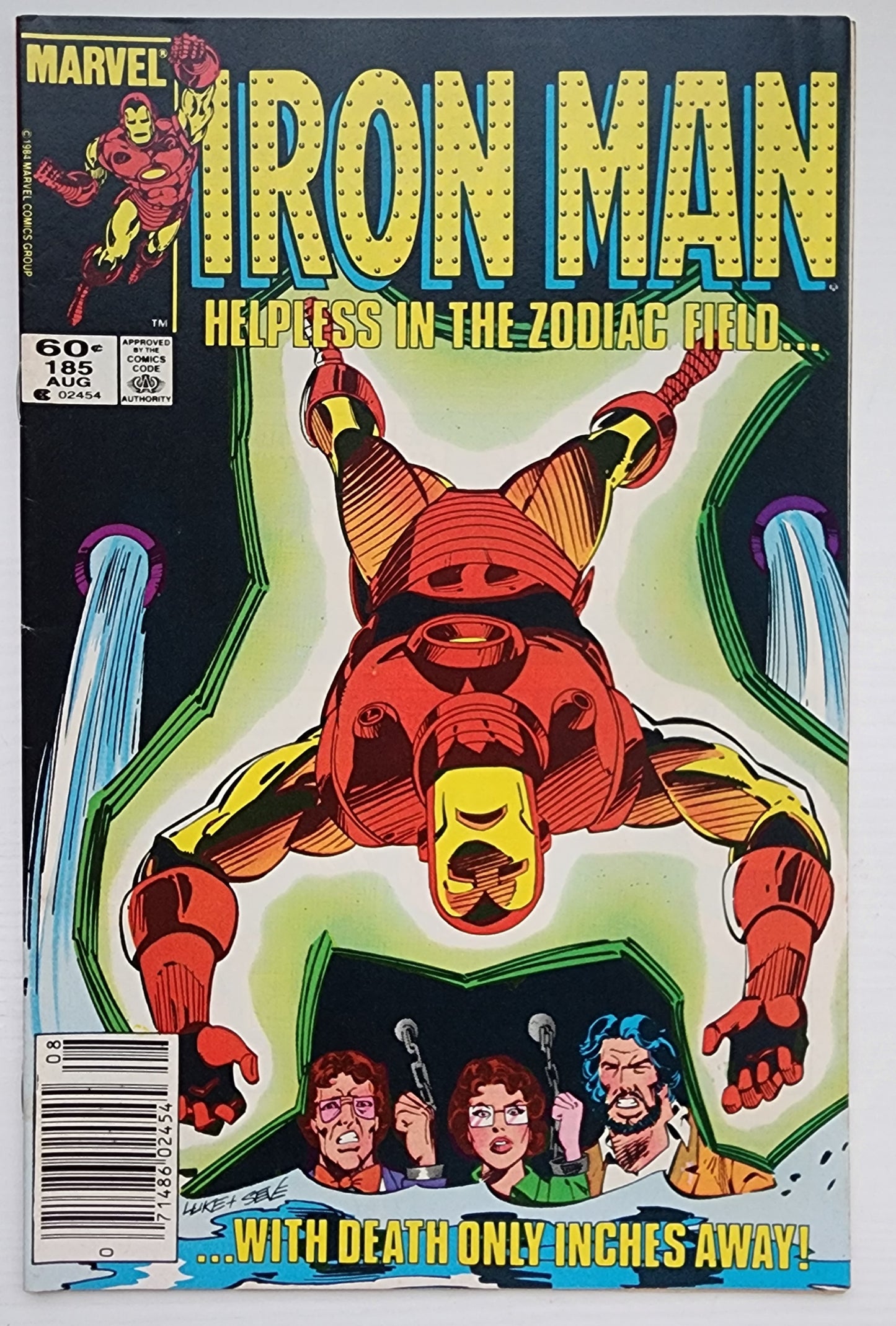 IRON MAN #185 NEWSSTAND 1984 Iron Man MARVEL COMICS