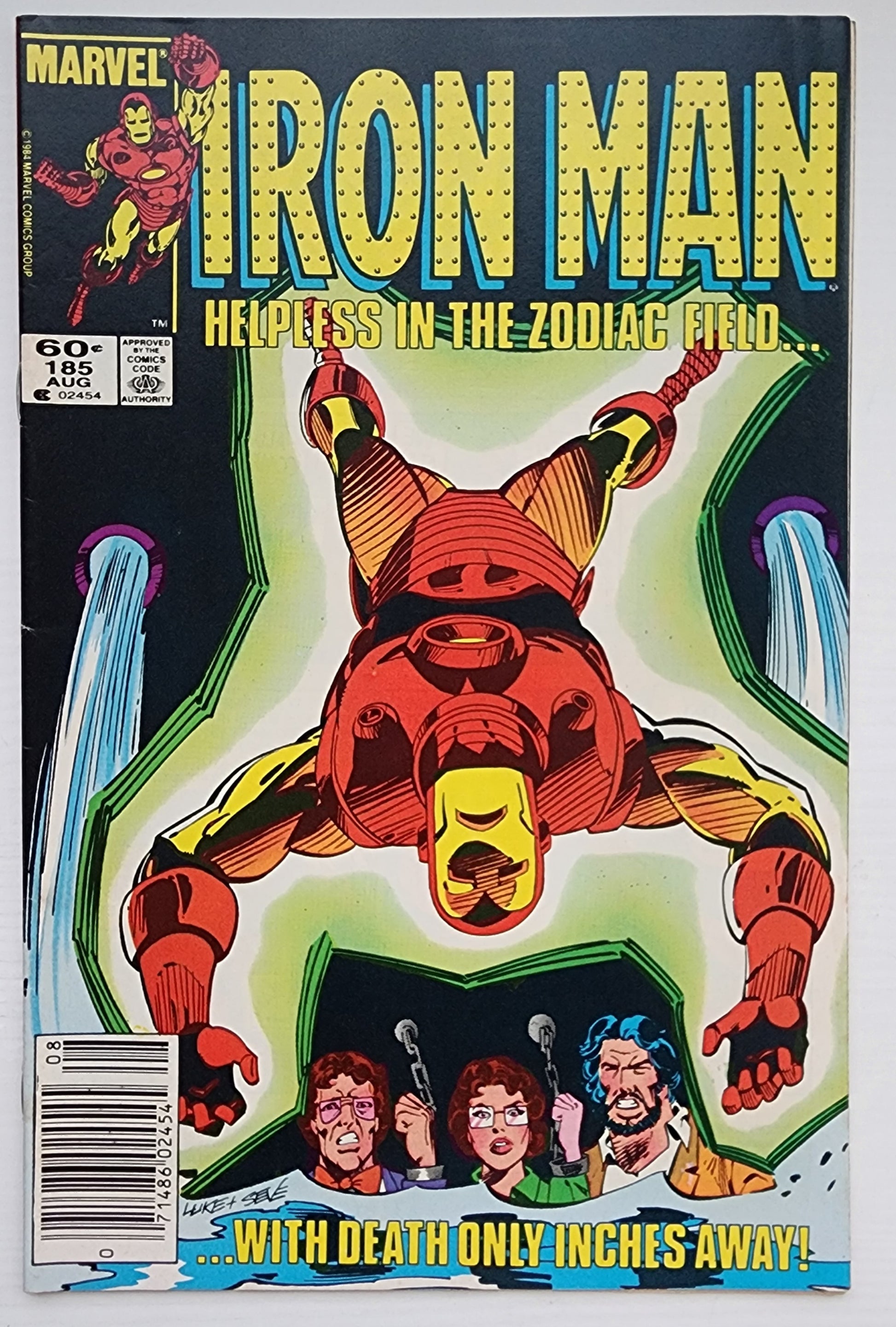 IRON MAN #185 NEWSSTAND 1984 Iron Man MARVEL COMICS