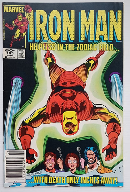 IRON MAN #185 NEWSSTAND 1984 Iron Man MARVEL COMICS