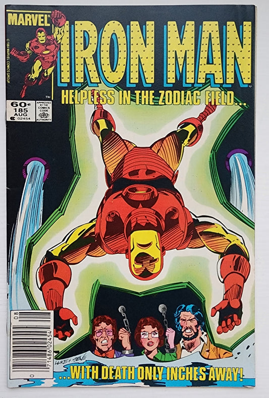 IRON MAN #185 NEWSSTAND 1984 Iron Man MARVEL COMICS