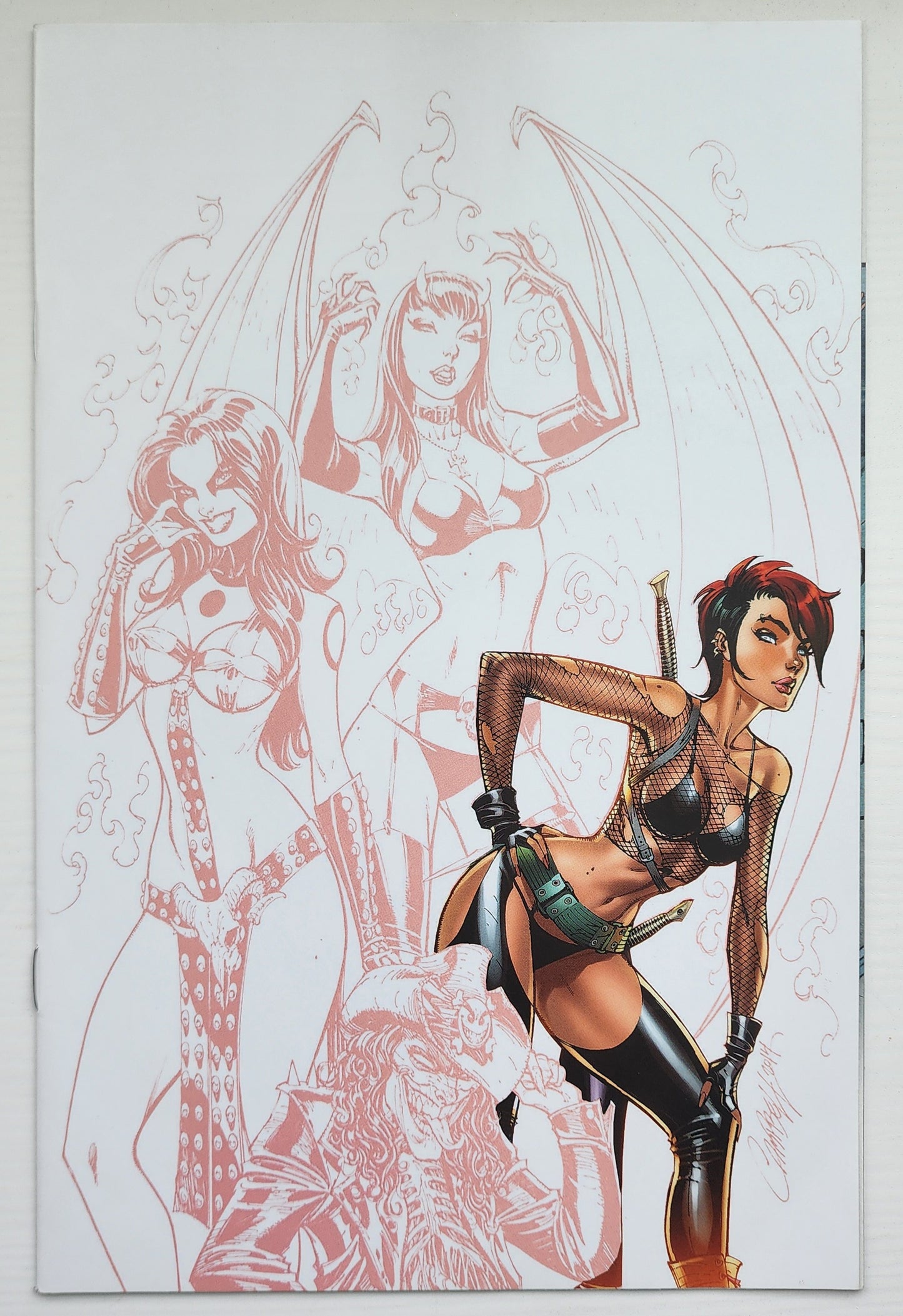 CHASTITY #1 J SCOTT CAMPBELL CARE-OUT 1:15 VIRGIN VARIANT 2019 Vampirella DYNAMITE