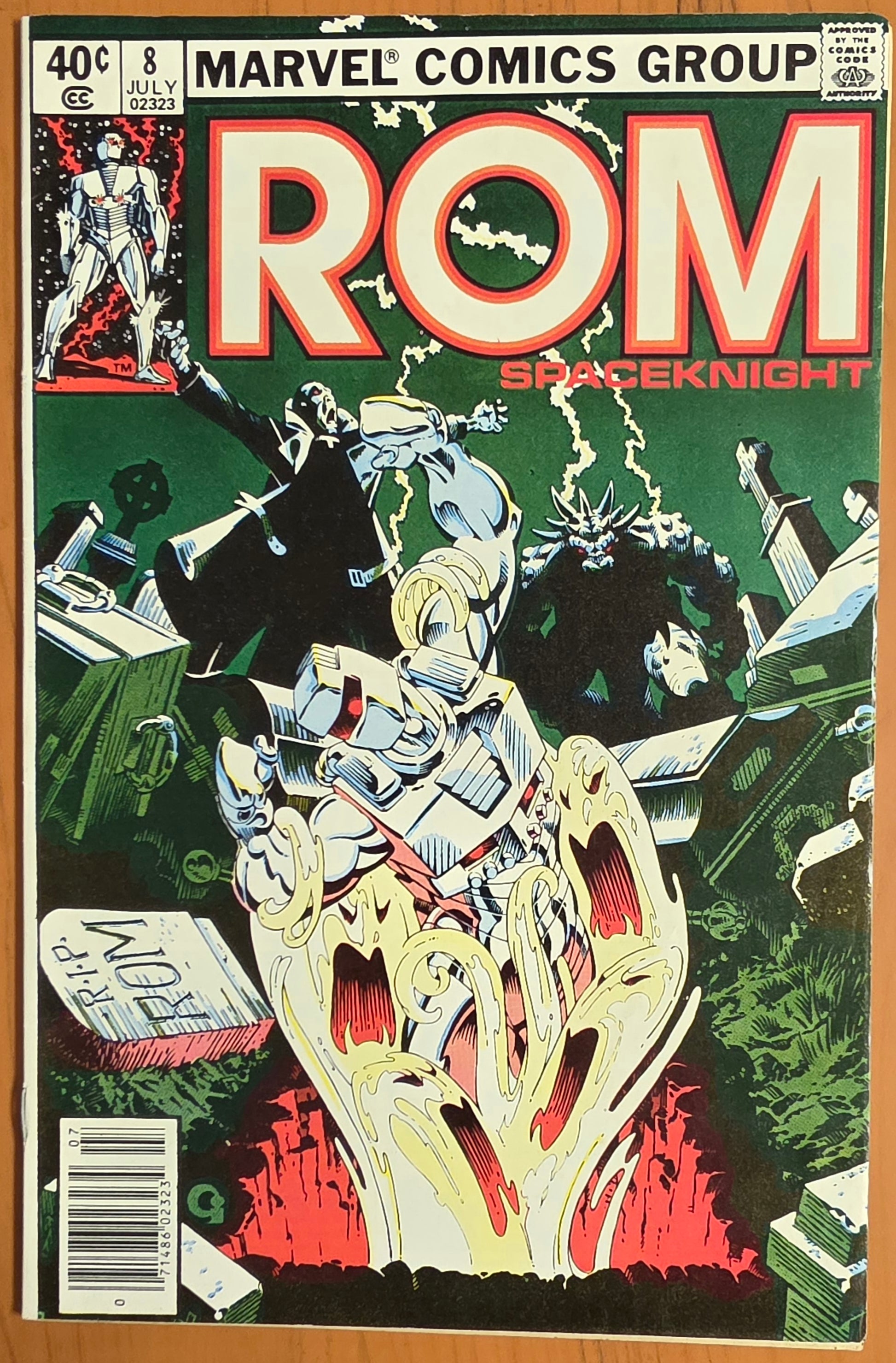 ROM #8 1980 NEWSSTAND ROM MARVEL COMICS