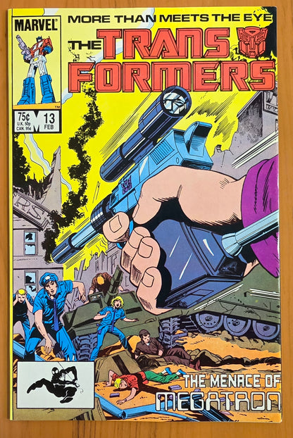TRANSFORMERS #13 1986 Transformers MARVEL COMICS