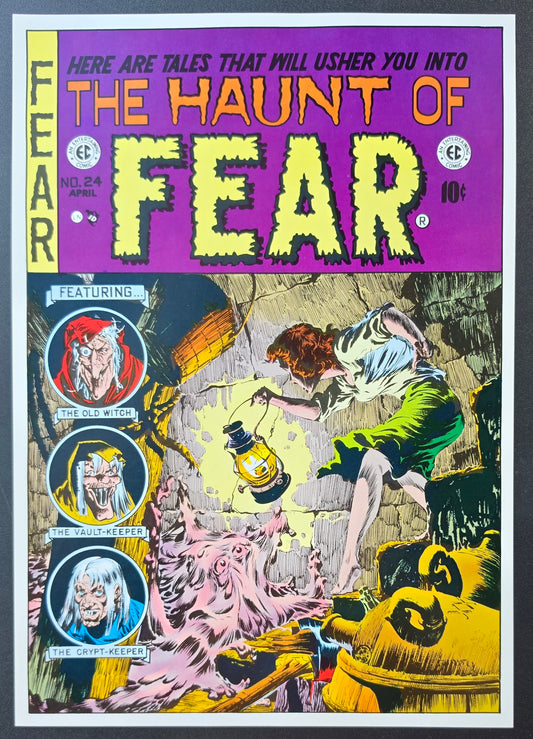 EC COMICS HAUNT OF FEAR #24 1982 POSTER PRINT 13"x9" EC Comics EC Comics