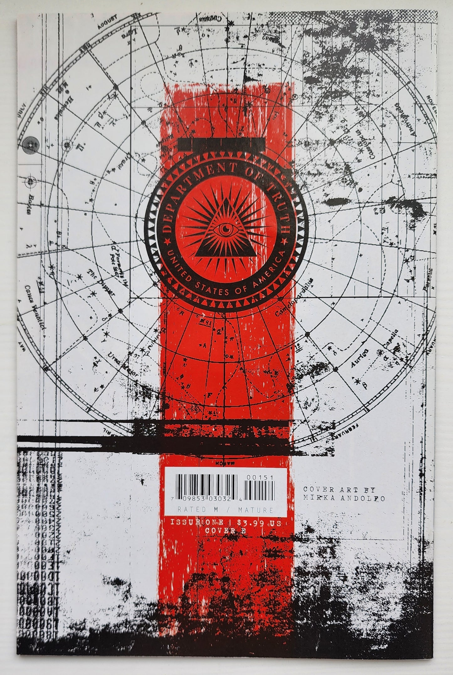 DEPARTMENT OF TRUTH #1 MIRKA ANDOLFO 1:50 VARIANT 2020 [P02] Department of Truth IMAGE COMICS
