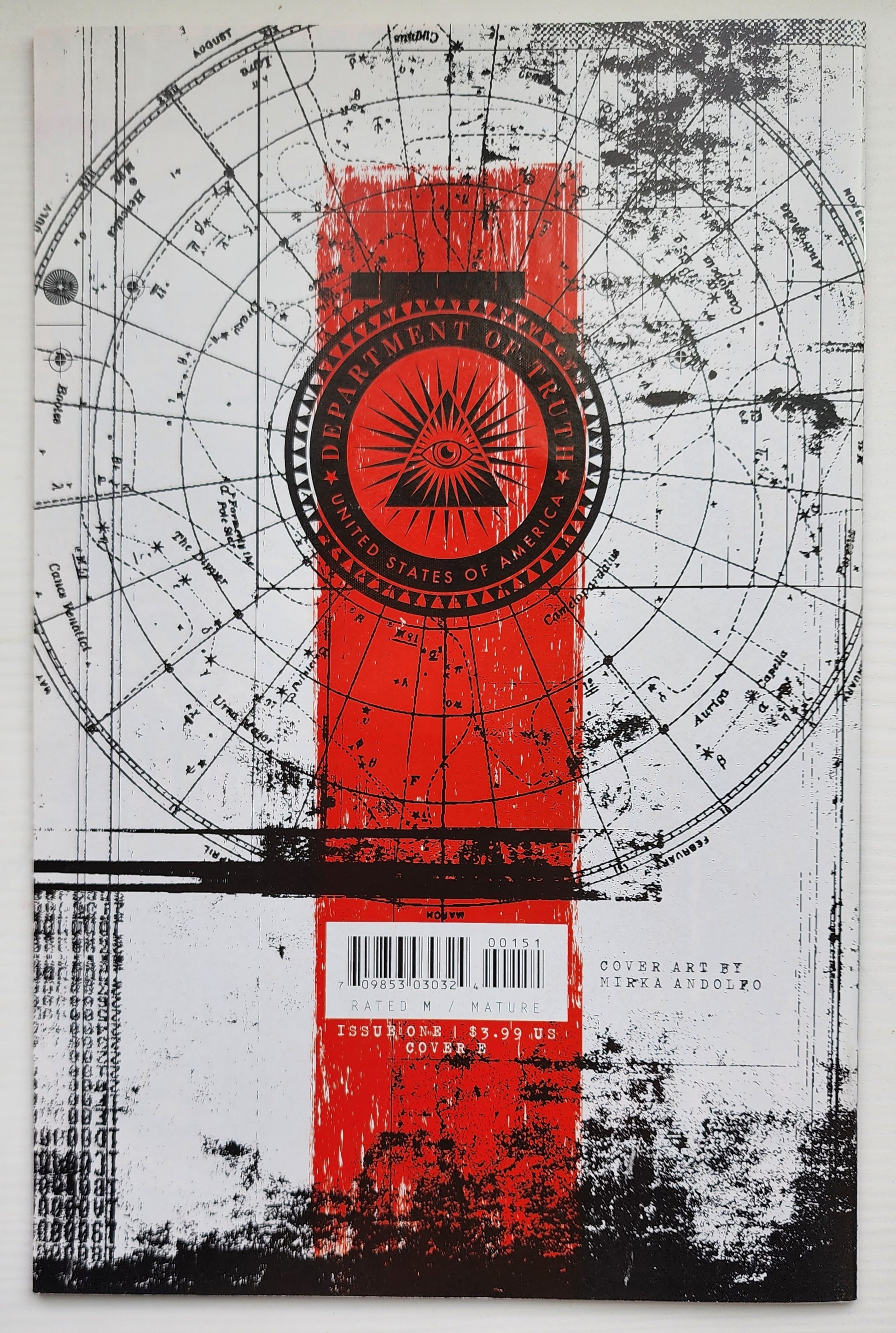 DEPARTMENT OF TRUTH #1 MIRKA ANDOLFO 1:50 VARIANT 2020 [P02] Department of Truth IMAGE COMICS