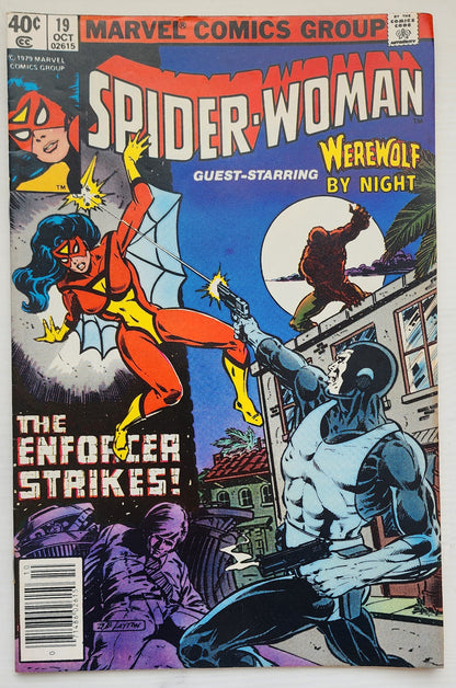 SPIDER-WOMAN #19 NEWSSTAND 1979 Spider-Woman MARVEL COMICS