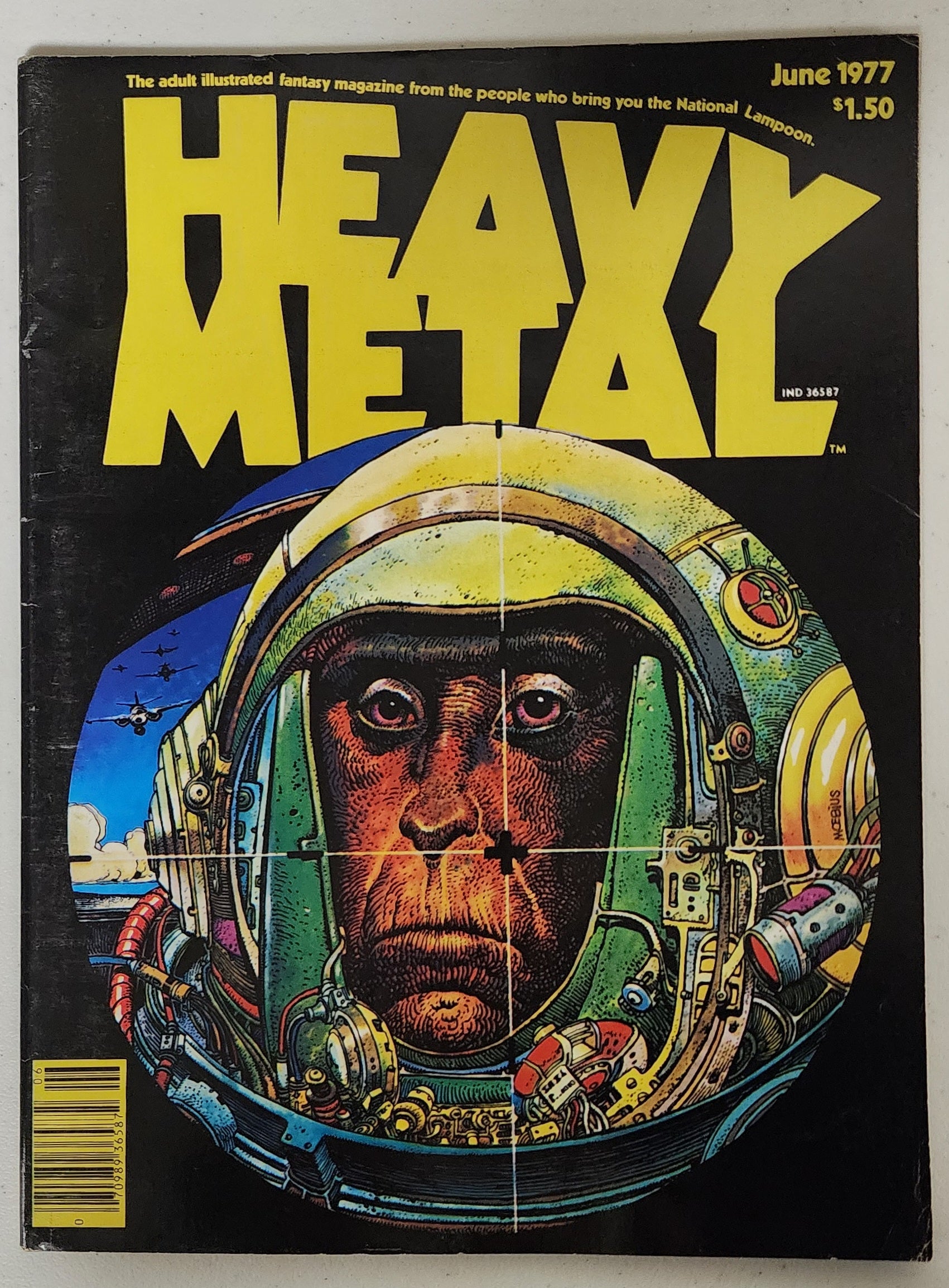 HEAVY METAL MAGAZINE #3 MOEBIUS JUNE 1977 HEAVY METAL MAGAZINE