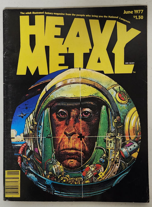 HEAVY METAL MAGAZINE #3 MOEBIUS JUNE 1977 HEAVY METAL MAGAZINE