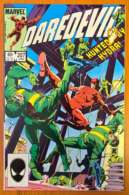 DAREDEVIL #207 1984 Daredevil MARVEL COMICS
