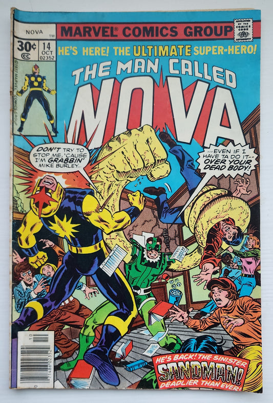 NOVA #14 NEWSSTAND 1977 Nova MARVEL COMICS