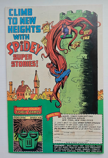 Spidey Super Stories #54 1981 Newsstand Amazing Spider-Man MARVEL COMICS