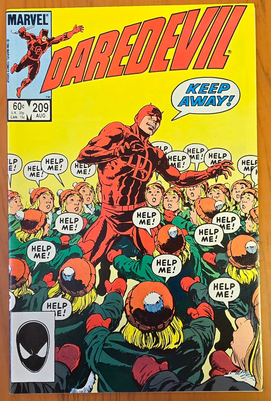 DAREDEVIL #209 1984 Daredevil MARVEL COMICS