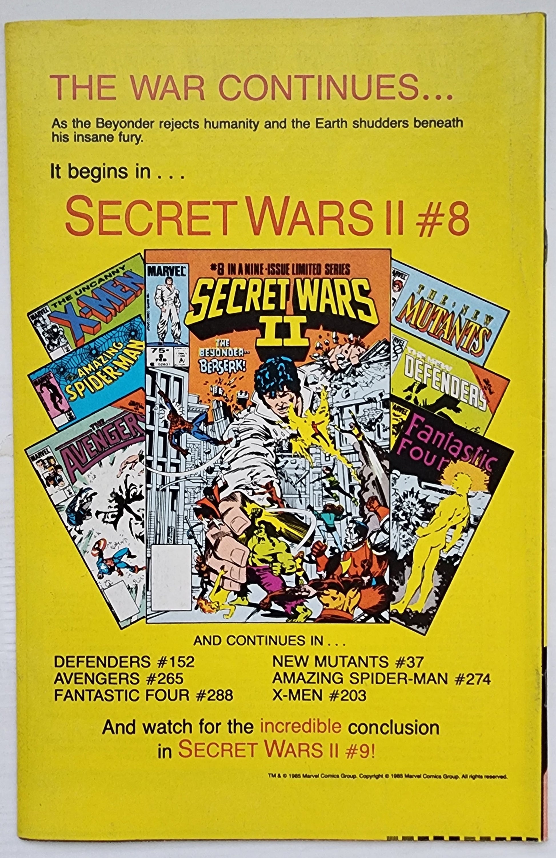 IRON MAN #203 NEWSSTAND 1986 Iron Man MARVEL COMICS