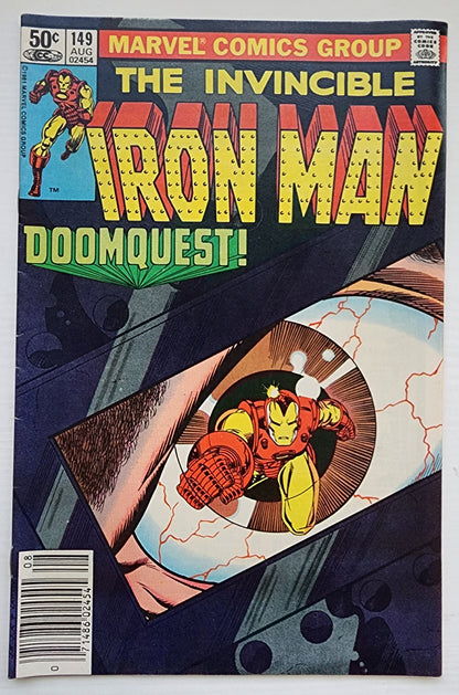 IRON MAN #149 NEWSSTAND 1981 Iron Man MARVEL COMICS