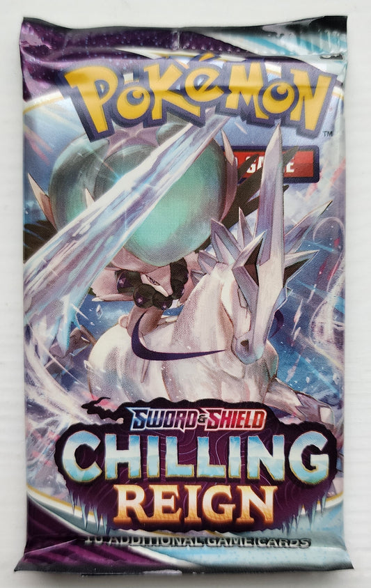 POKEMON TCG SWORD & SHIELD CHILLING REIGN BOOSTER FACTORY SEALED PACK 2022 CARDS POKEMON