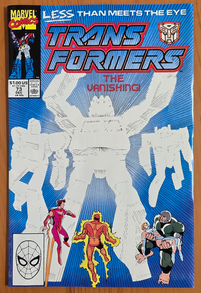 TRANSFORMERS #73 1990 Transformers MARVEL COMICS