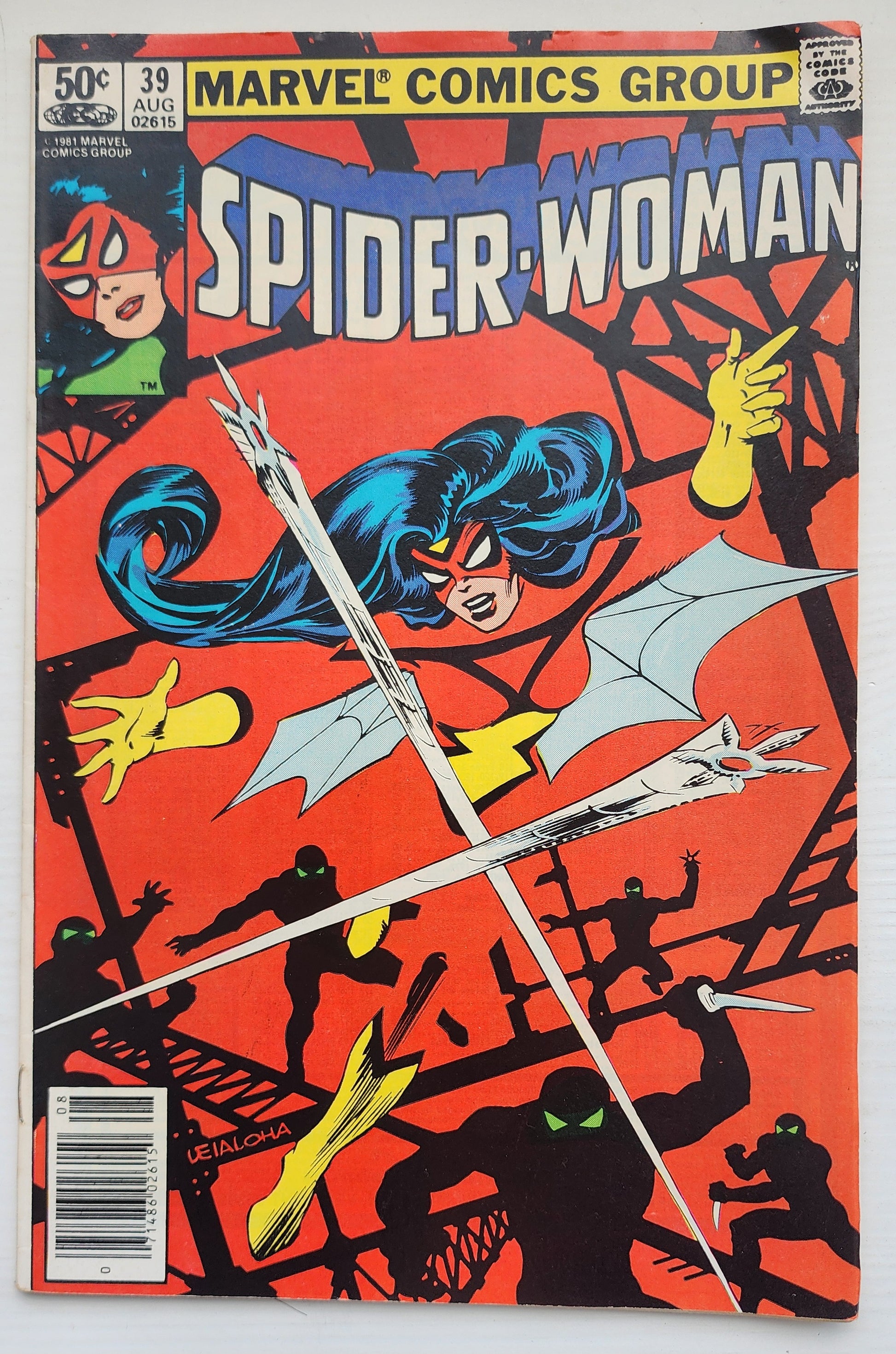 SPIDER-WOMAN #39 NEWSSTAND 1981 Spider-Woman MARVEL COMICS
