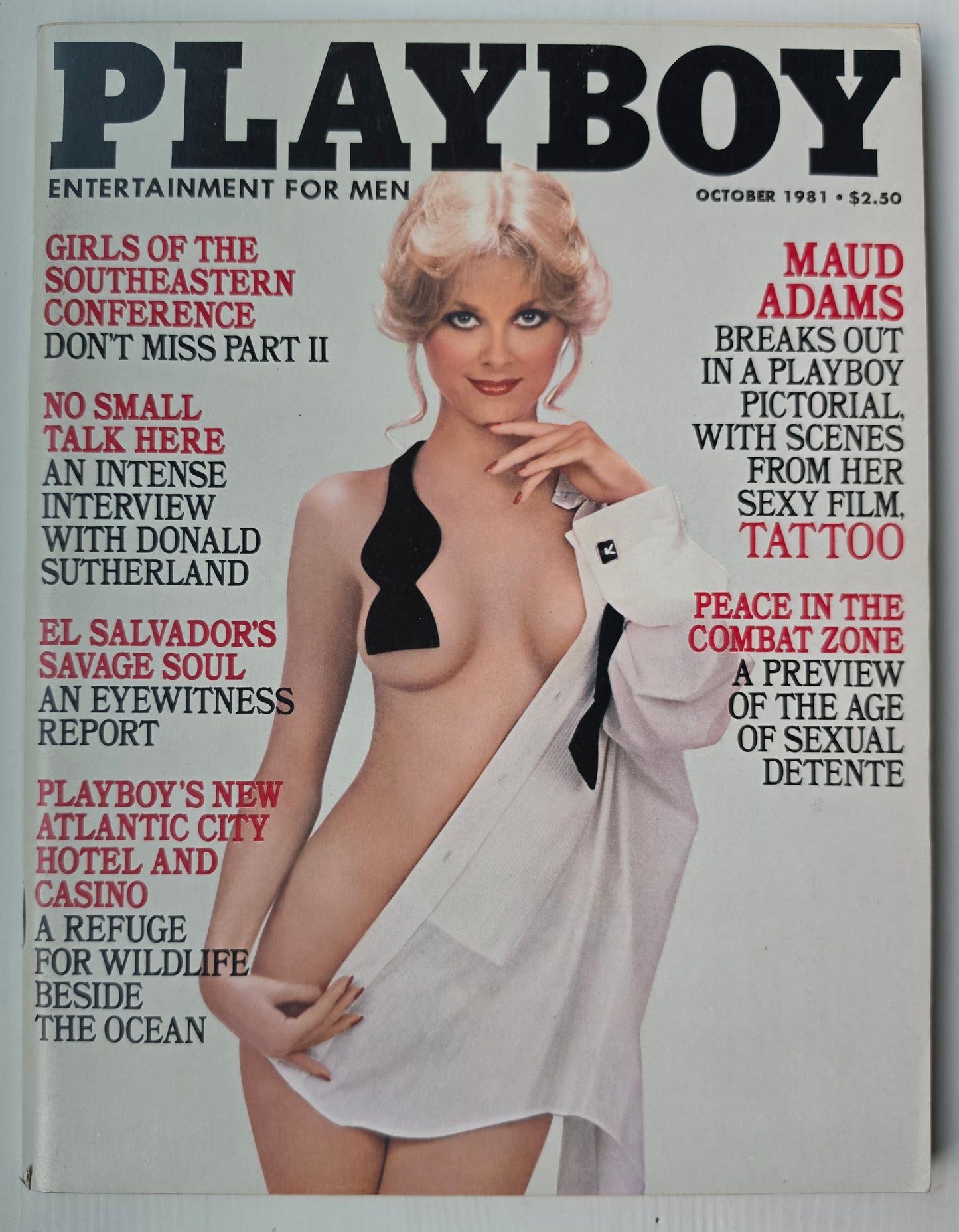 1981 PLAYBOY MAGAZINE OCTOBER Playboy PLAYBOY