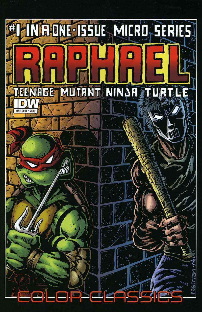 MICRO SERIES RAPHAEL TMNT COLOR CLASSICS TEENAGE MUTANT NINJA TURTLES 2012 TMNT IDW   