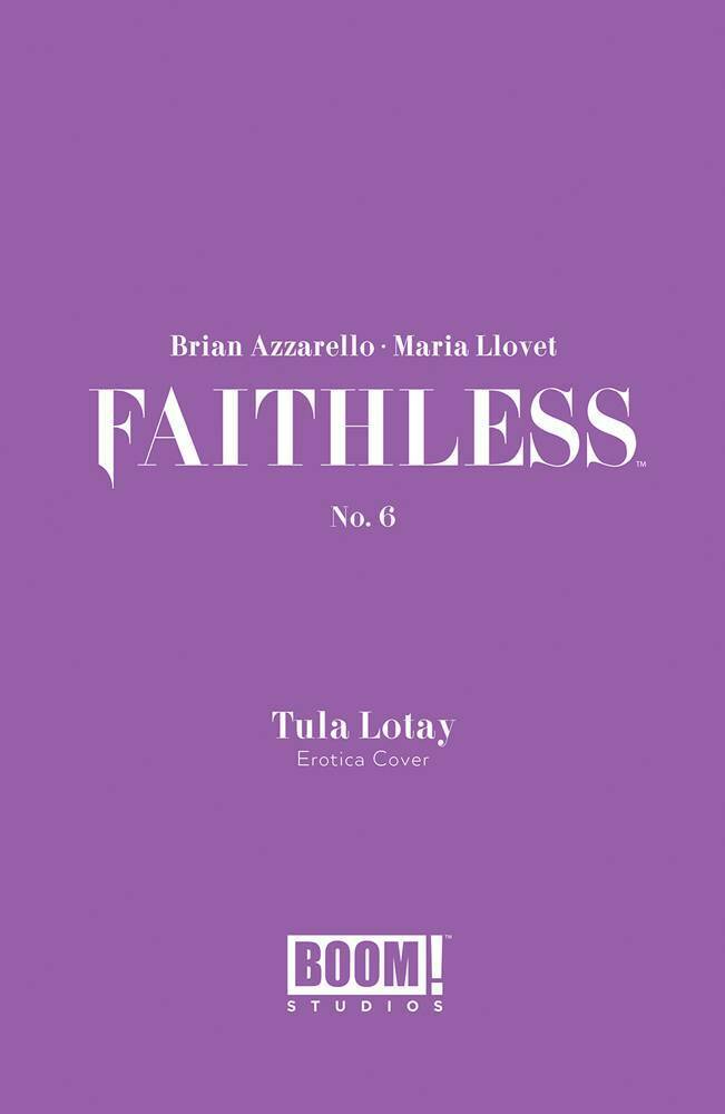 FAITHLESS #6 (OF 5) CVR B EROTICA POLYBAG LOTAY VARIANT (MR) 2019 Faithless BOOM! STUDIOS   