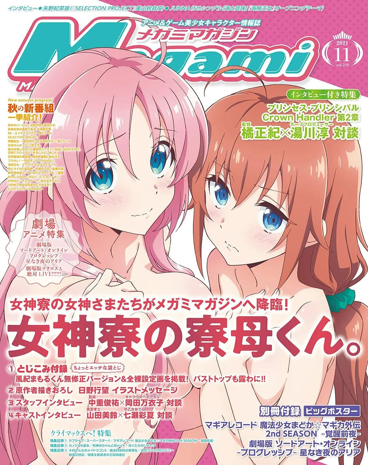 MEGAMI MAGAZINE NOVEMBER 2021 Newtype TOHAN CORPORATION   