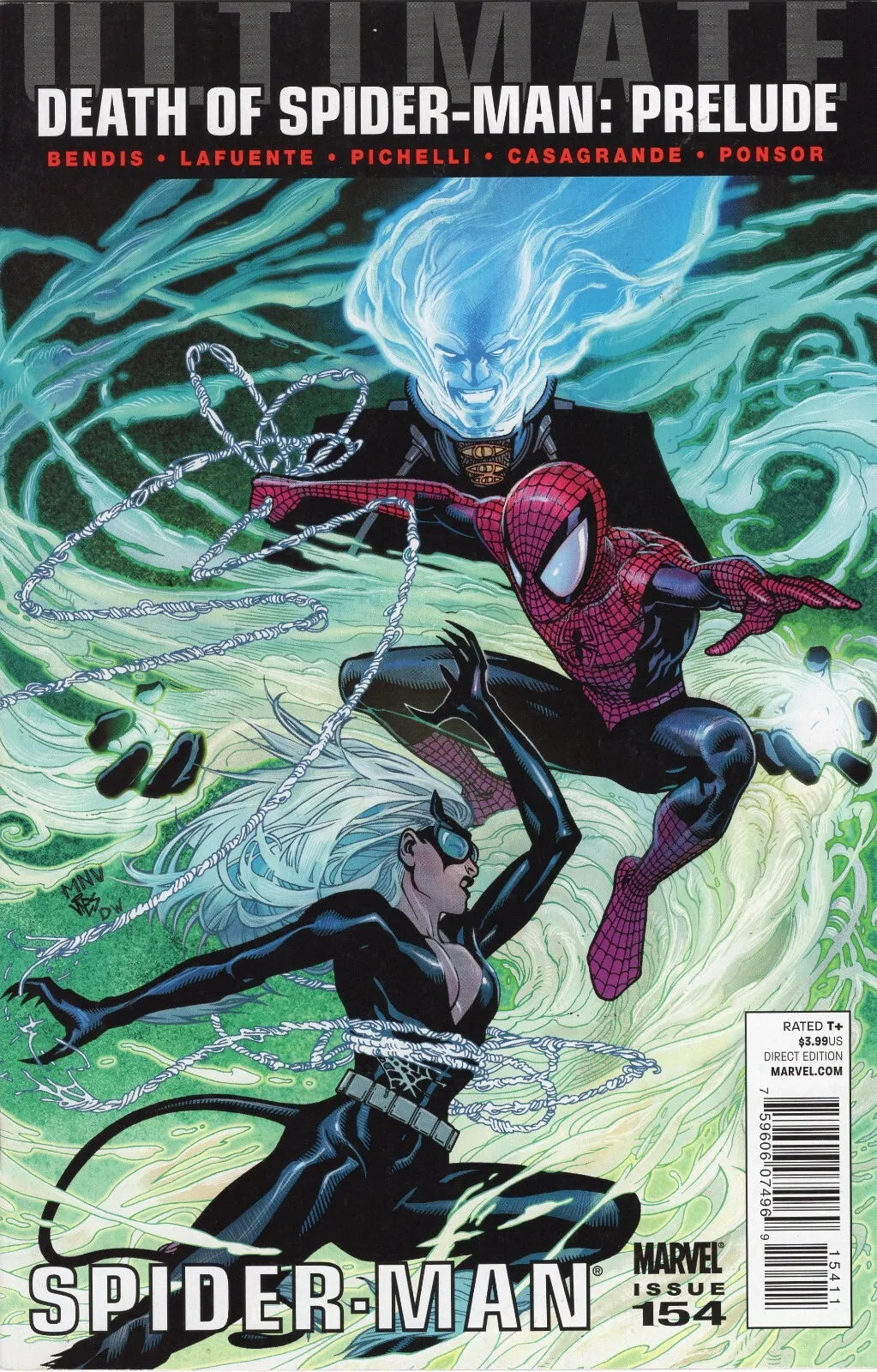 ULTIMATE COMICS SPIDER-MAN #154 DEATH OF SPIDER-MAN 2011 Ultimate Spider-Man MARVEL COMICS   