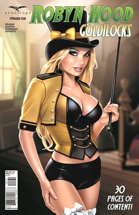 ROBYN HOOD GOLDILOCKS ONE SHOT CVR C GARVEY 2021 Robyn Hood ZENESCOPE ENTERTAINMENT INC   