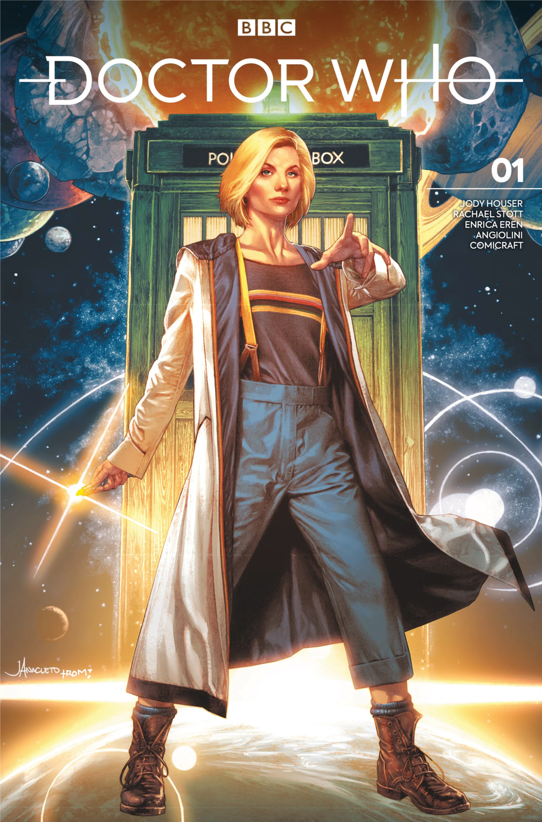 DOCTOR WHO COMICS #1 JAY ANACLETO EXCLUSIVE VARIANT 2018 Doctor Who TITAN COMICS   