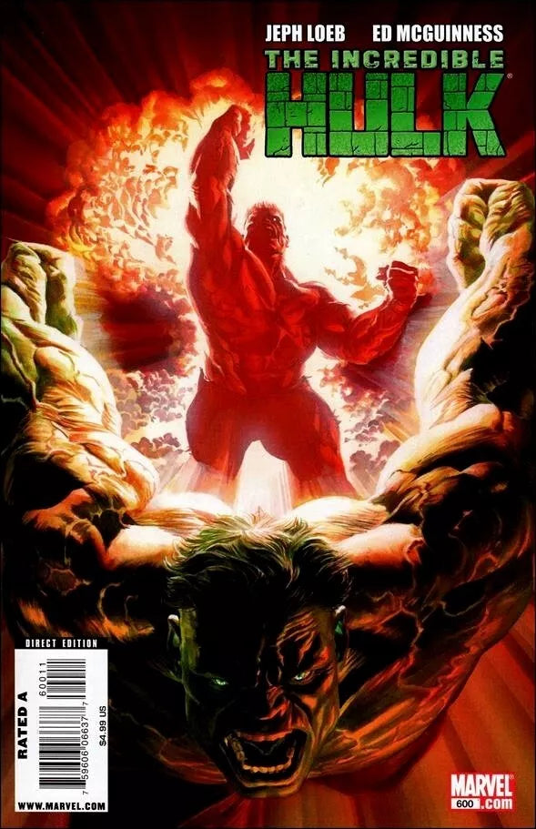 INCREDIBLE HULK #600 ALEX ROOS 2009 Hulk MARVEL COMICS   