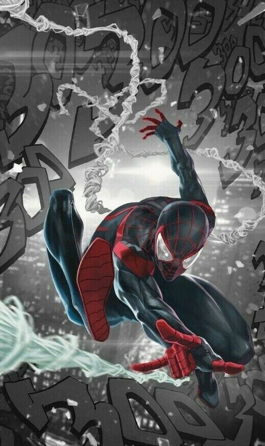 MILES MORALES SPIDER-MAN #19 SSCO SKAN SRISUWAN ASM #300 HOMAGE COLOR SPLASH VIRGIN VARIANT 2020 Spider-Man Miles Morales MARVEL COMICS   